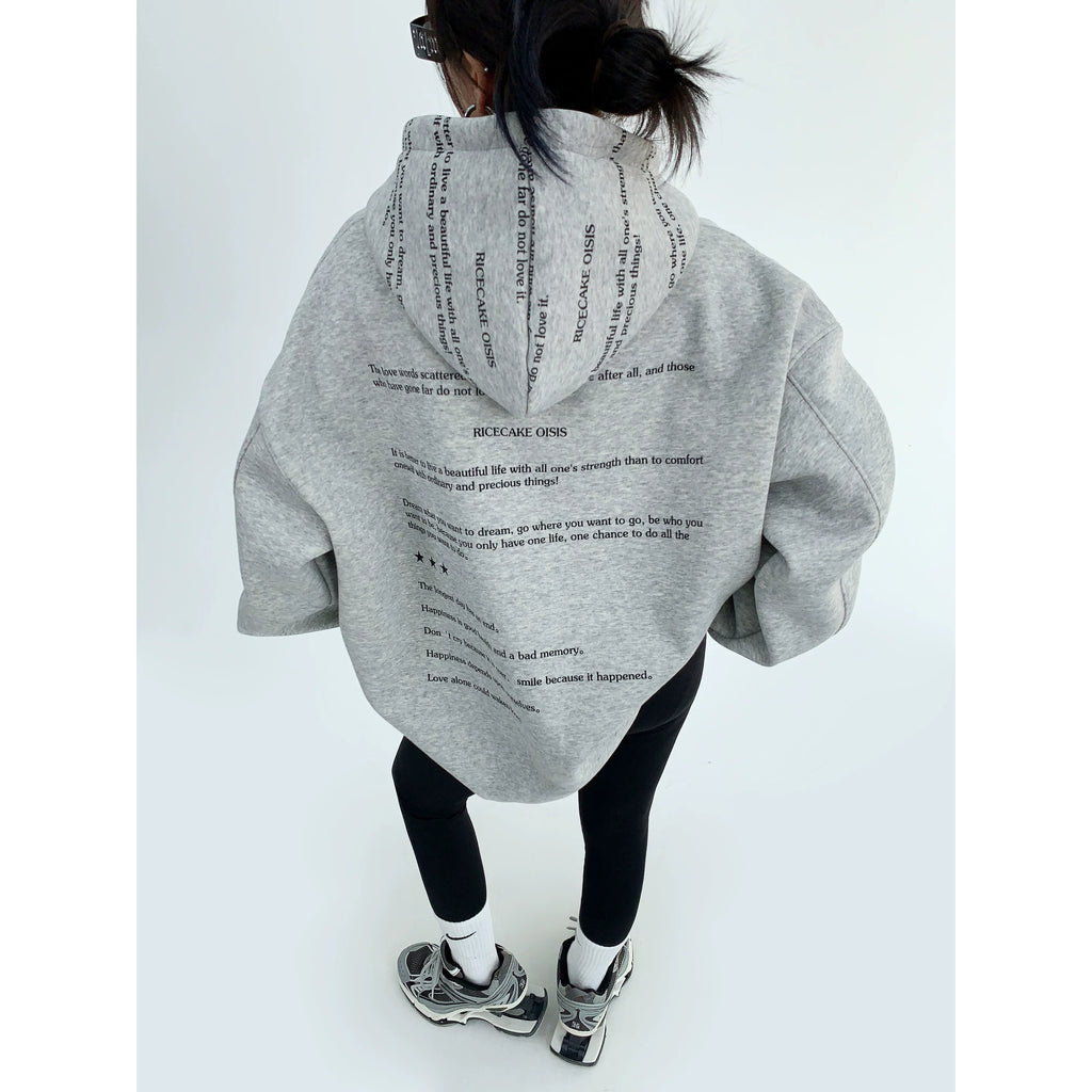 Font hoodie sweat フォント フーディー スウェット