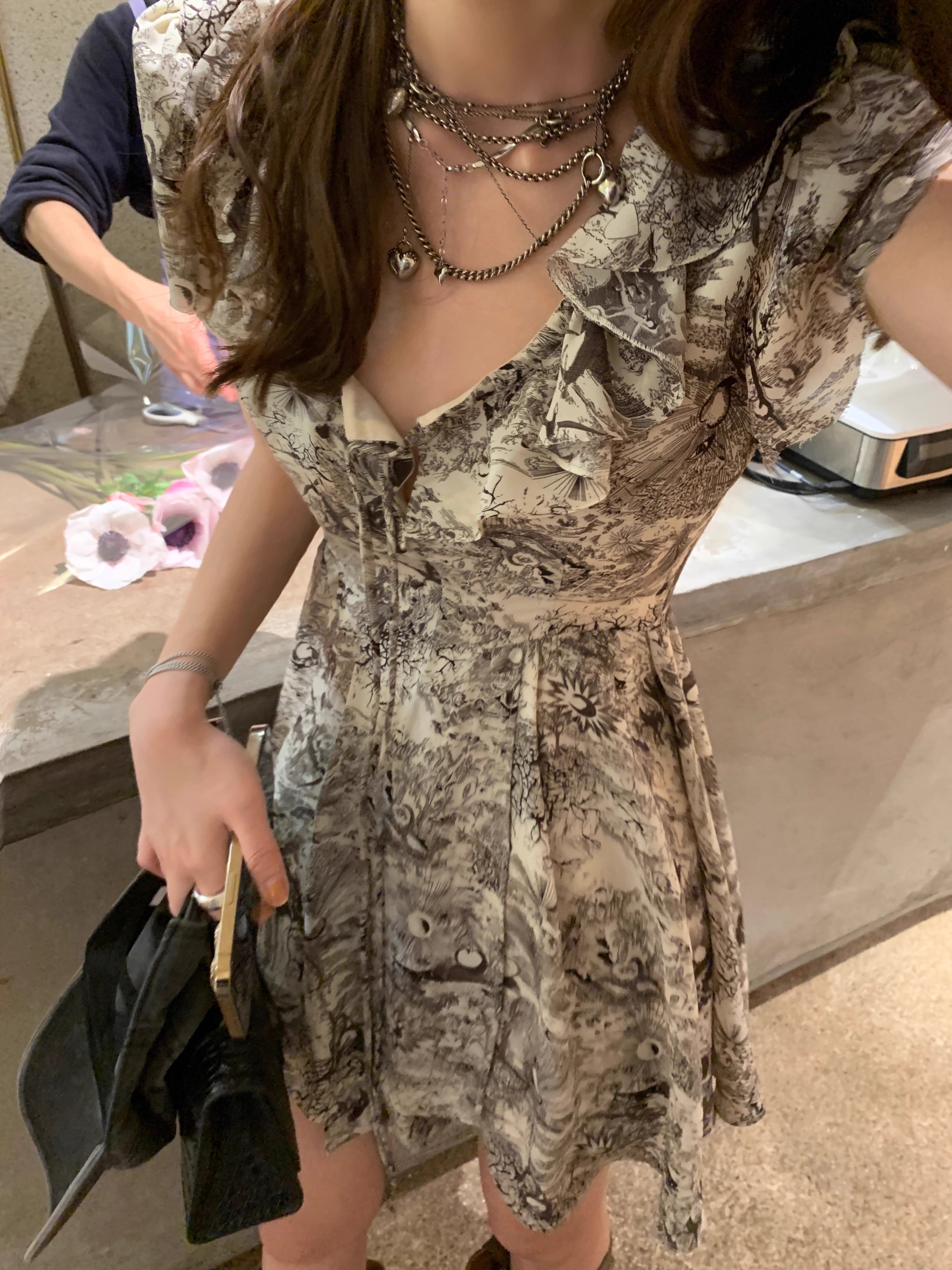 Corset patterned Dress コルセット パターンドレス