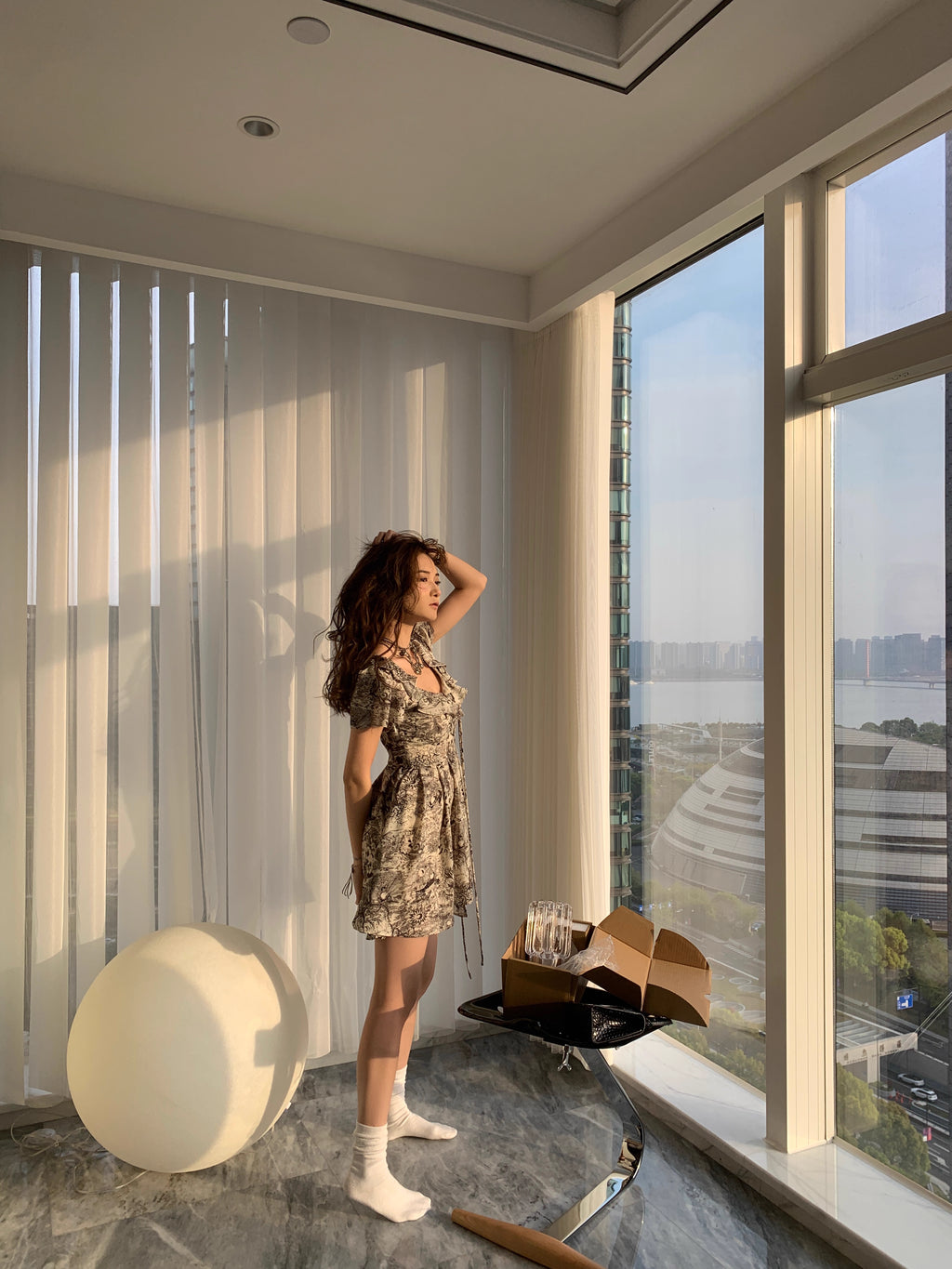 Corset patterned Dress コルセット パターンドレス