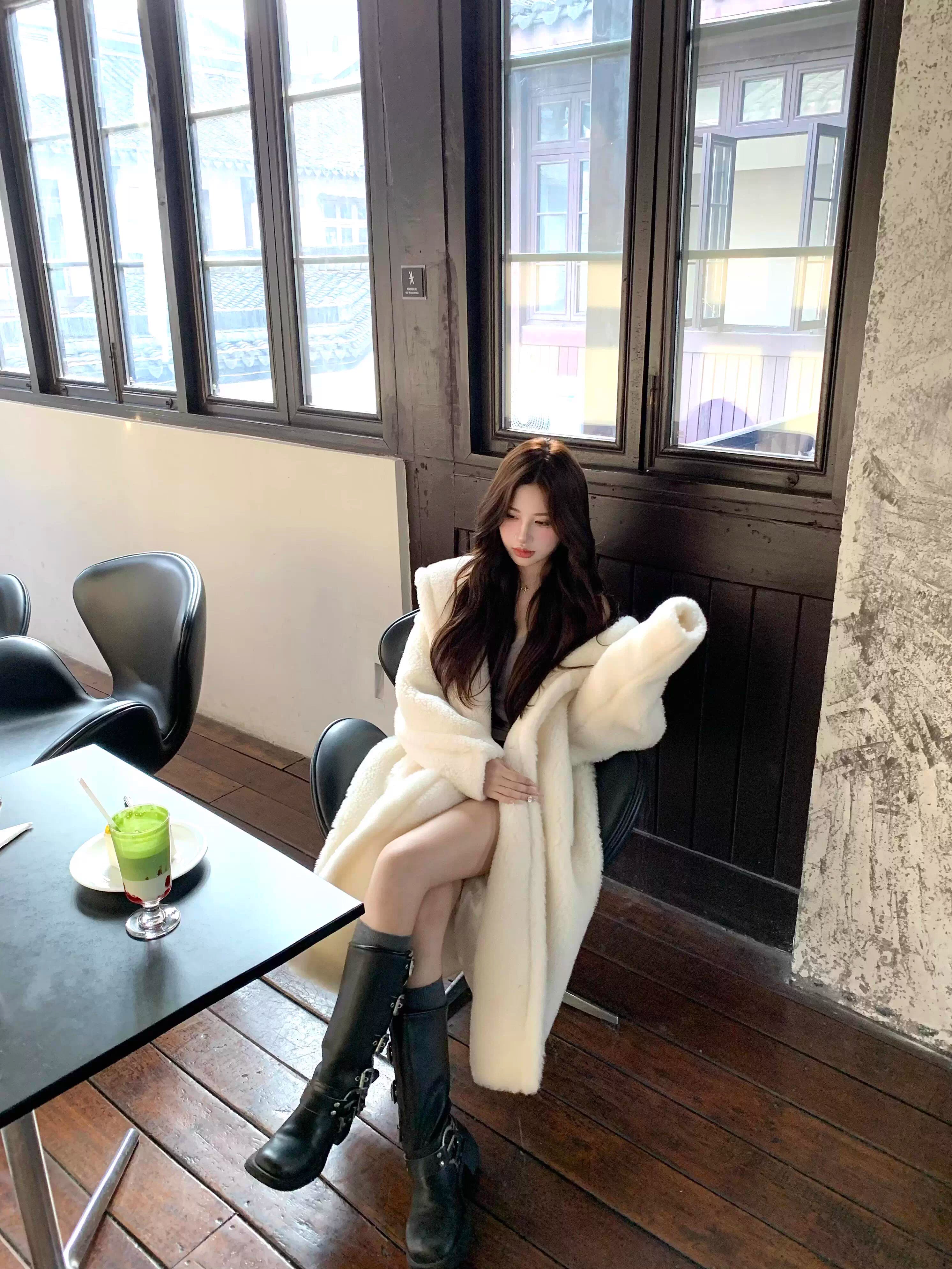 Teddy Bear Boa coat テディベア ボアコート