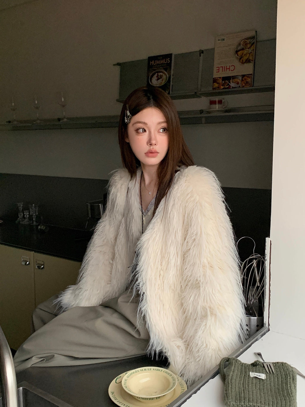 Faux Fur Coat coat フォーファー コート