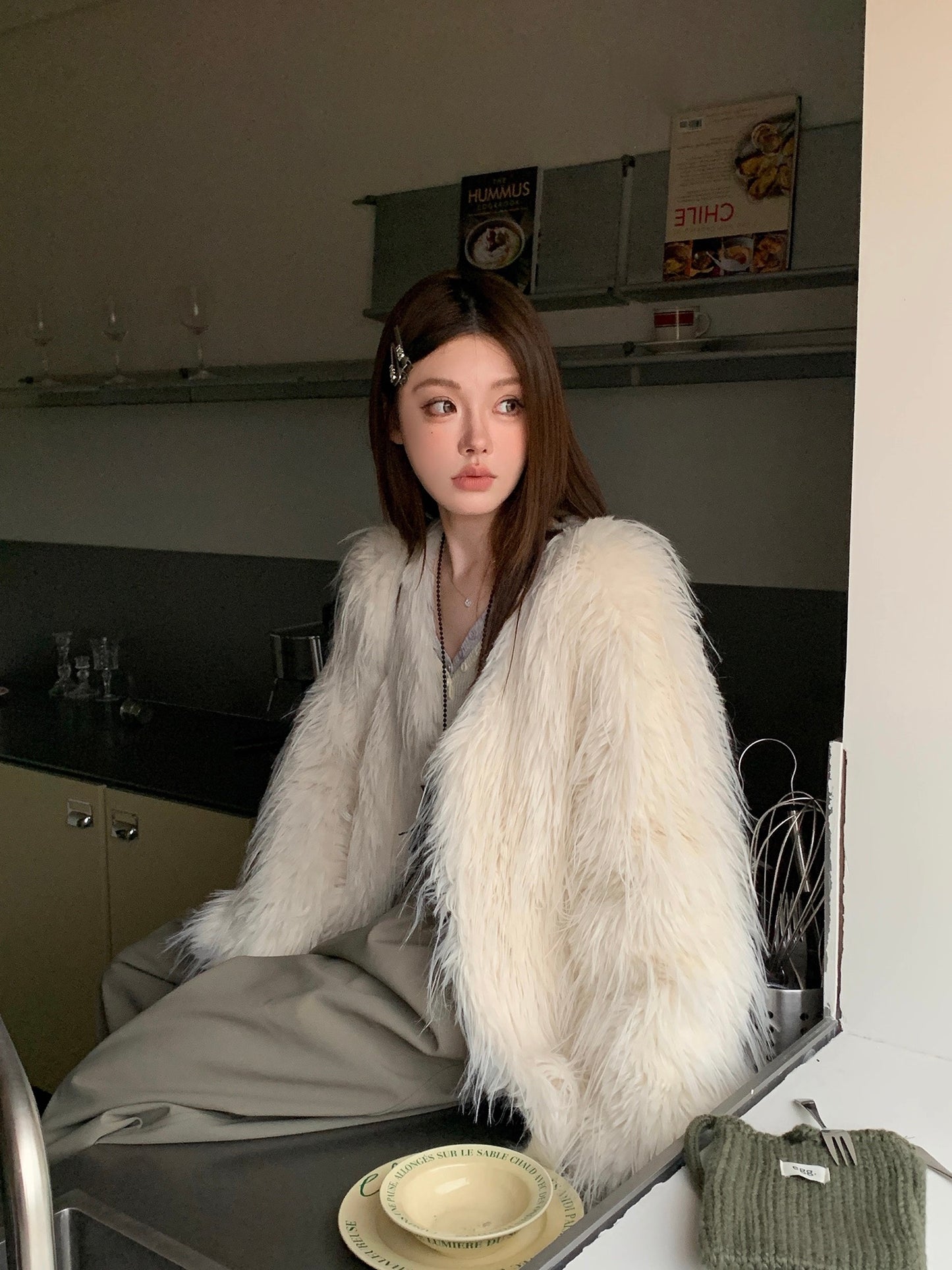 Faux Fur Coat coat フォーファー コート