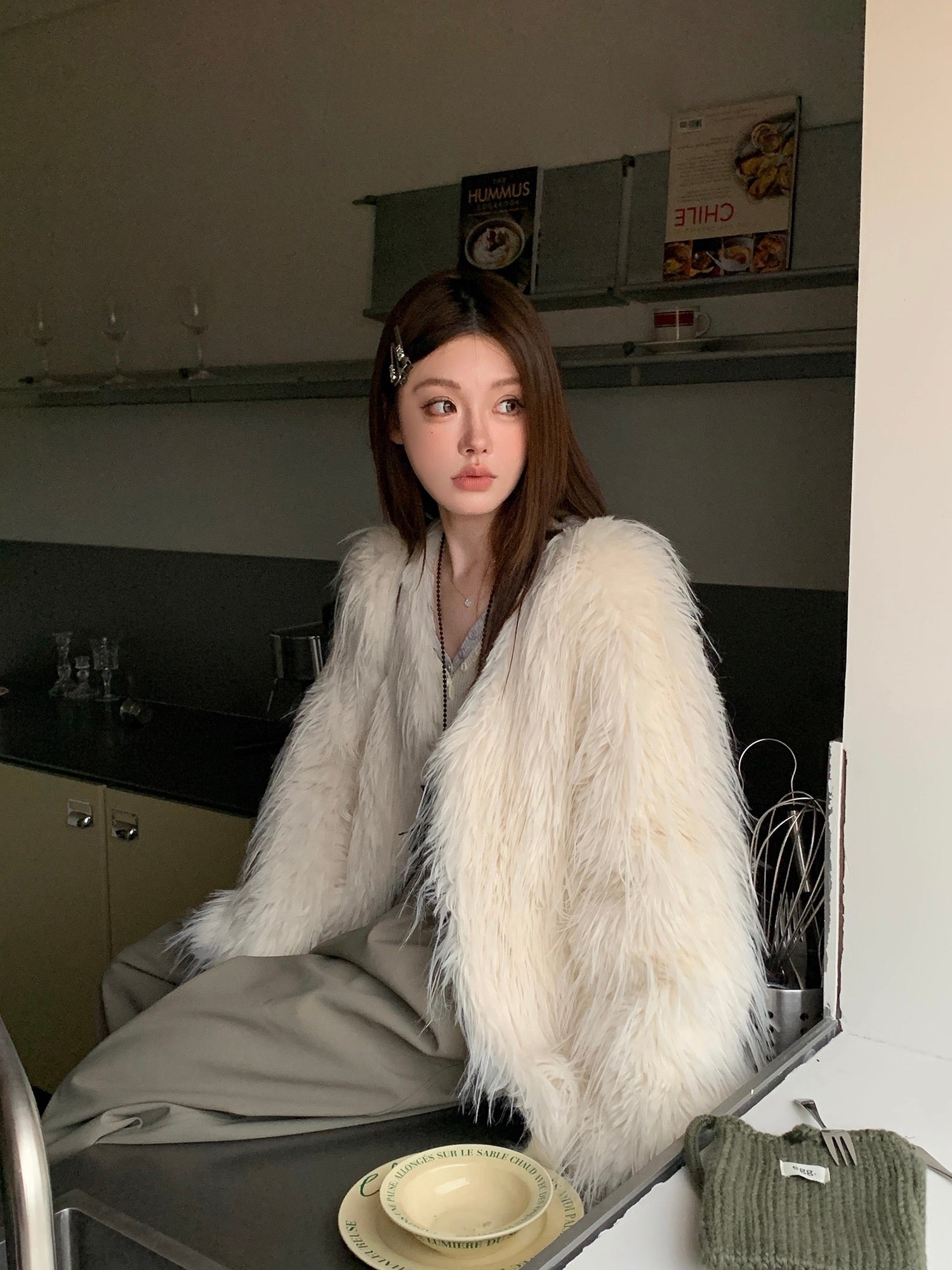 Faux Fur Coat coat フォーファー コート