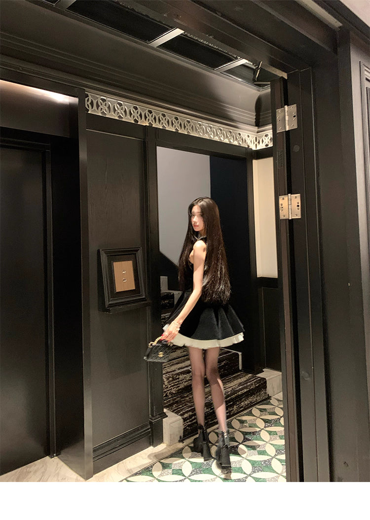 Velvet Ribbon Dress べルベット リボン ドレス