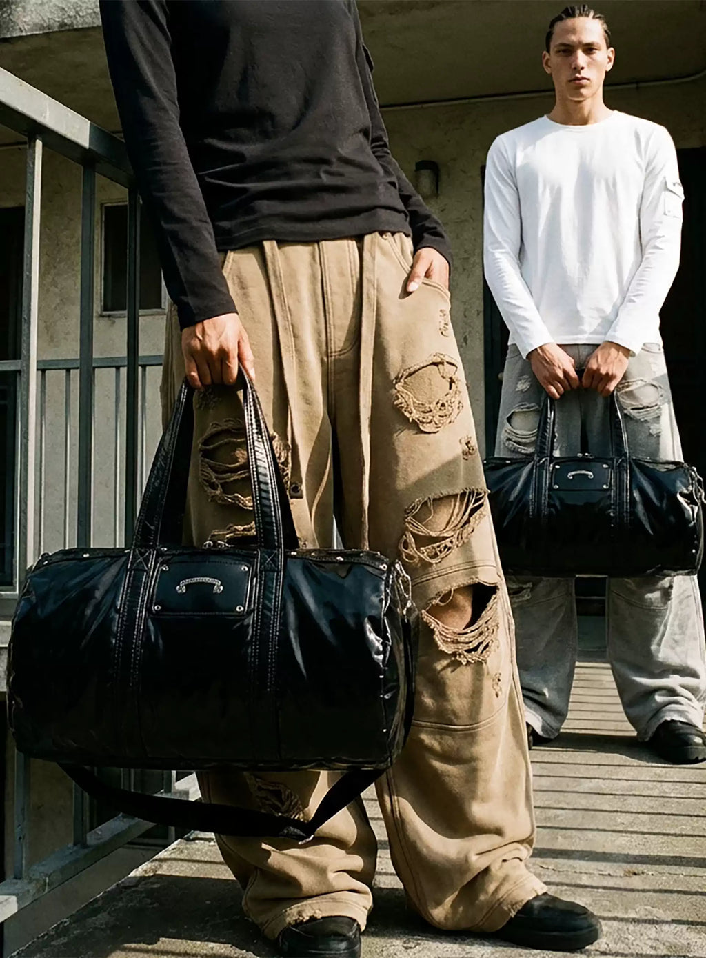 damage long sweat pants ダメージロングスウェットパンツ