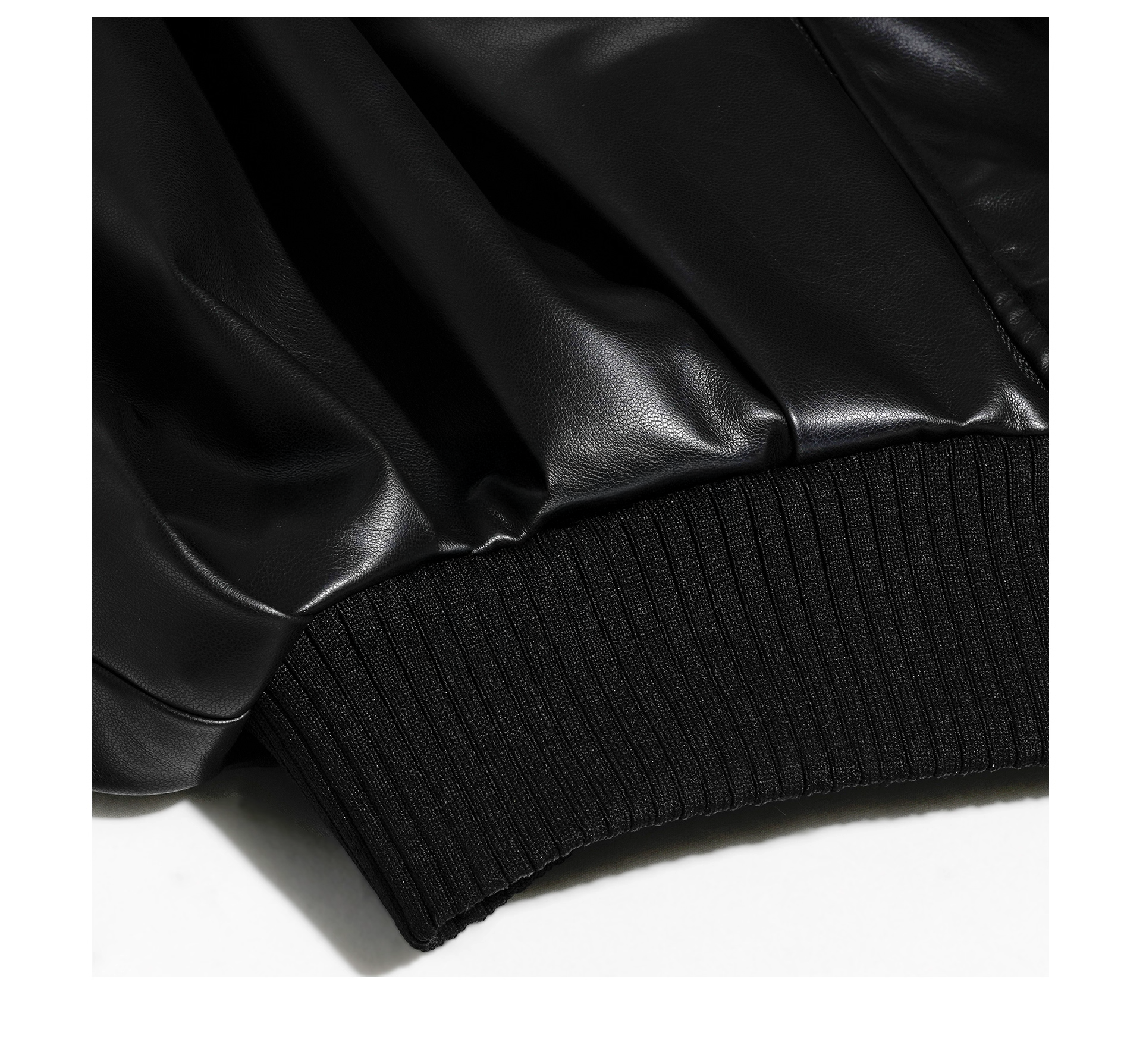 Fur PU leather Down jacket ファーPUレザーダウンジャケット