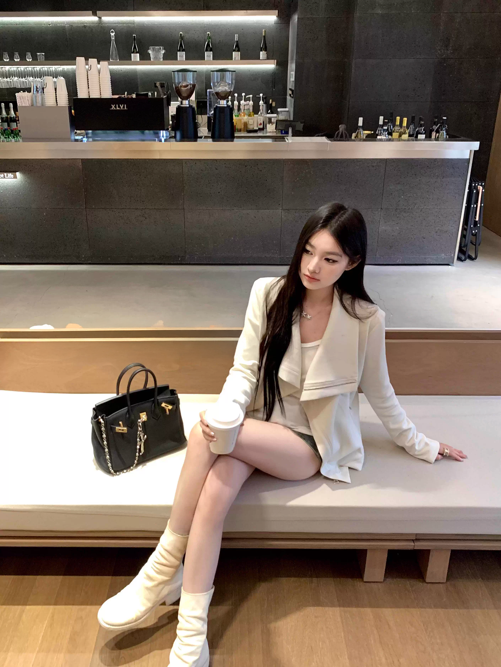 Big showl collar jacket ビッグ ショールカラー ジャケット