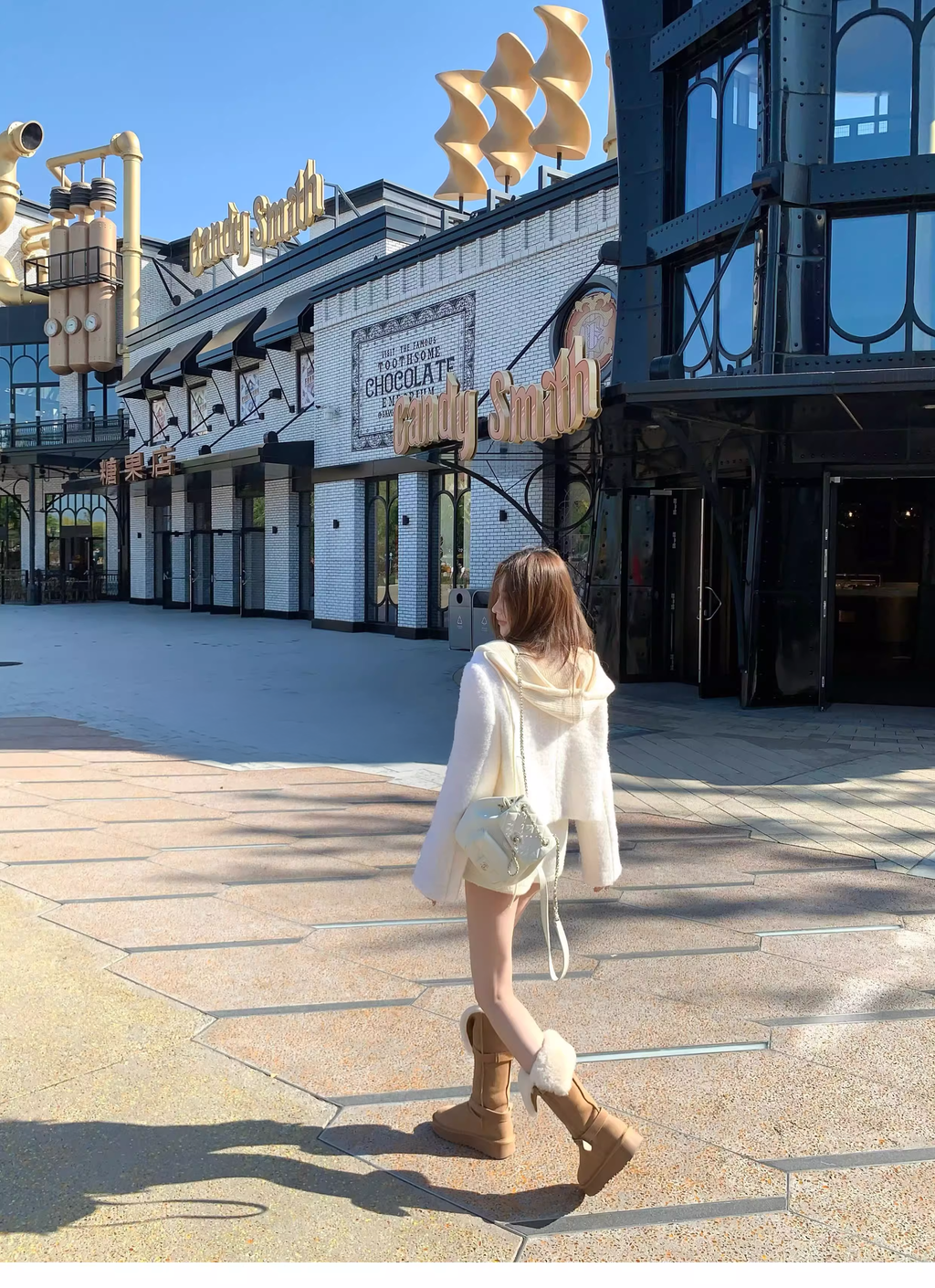 Snow Fur Long Boots スノー ファー ロング ブーツ