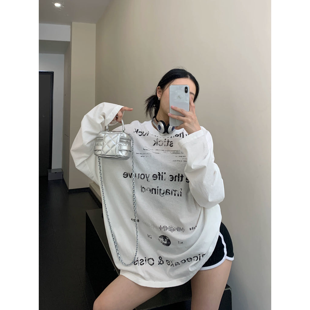 rétro print longsleeve tee レトロプリントロングスリーブティー