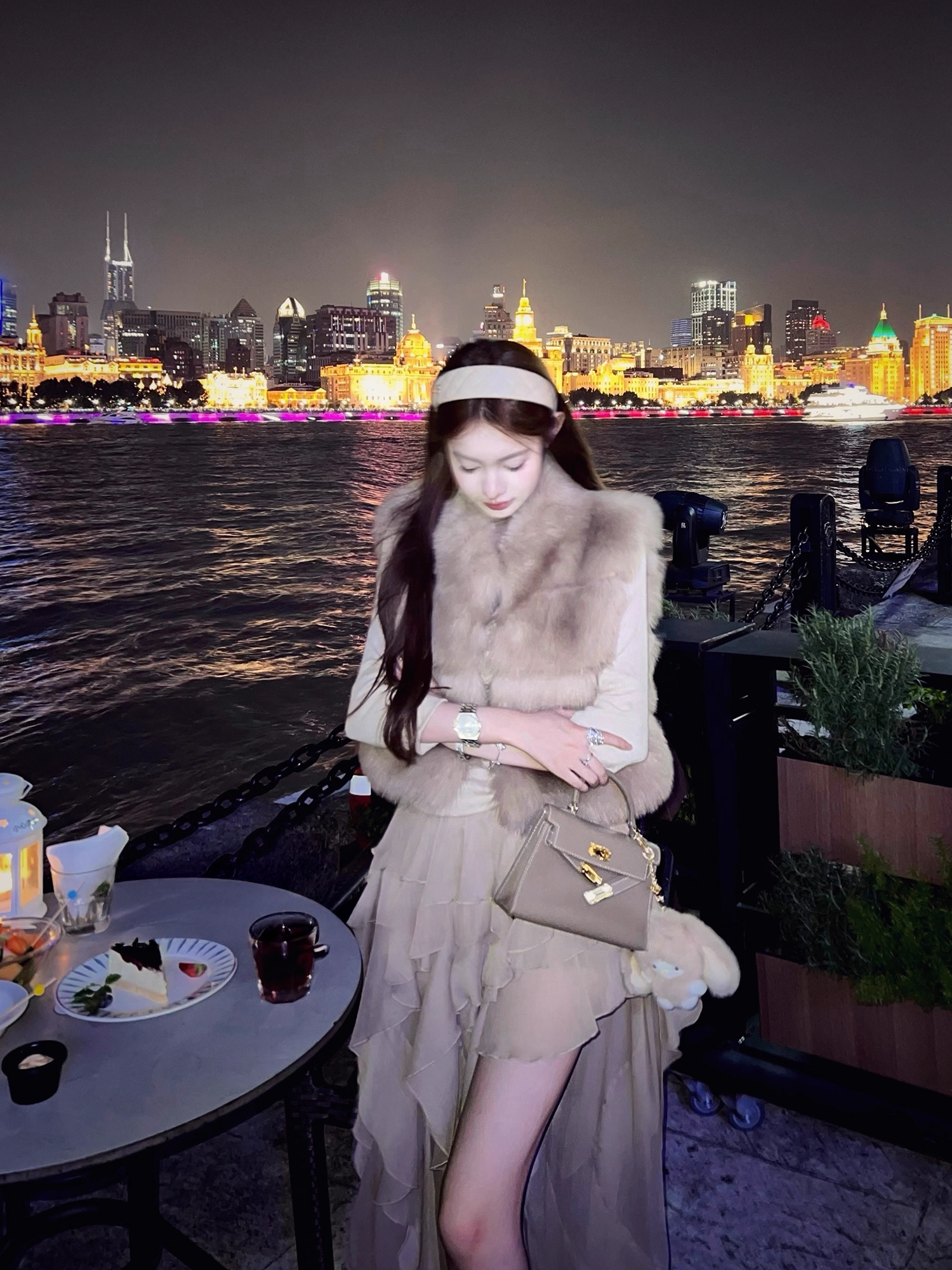 Asymmetry Shifon Maxi Skirt アシンメトリー シフォン スカート