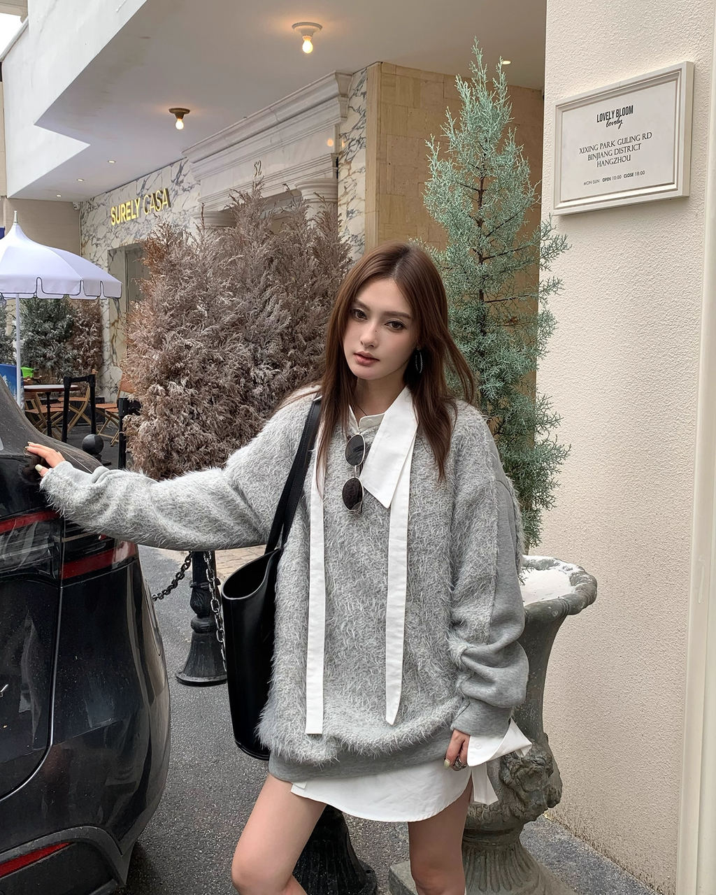 Shaggy Knit Top シャギー ニットトップ