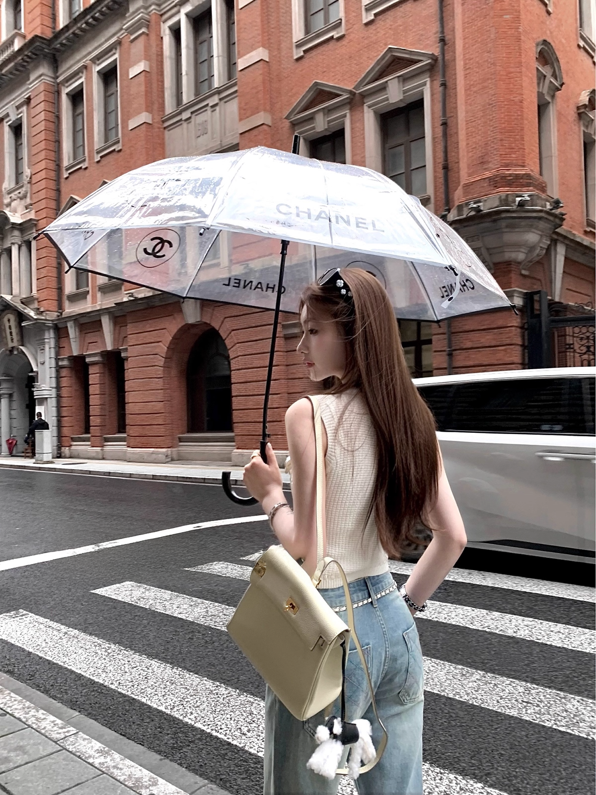 Stone & Pocket Check Denim ストーン＆ポケット格子デニム