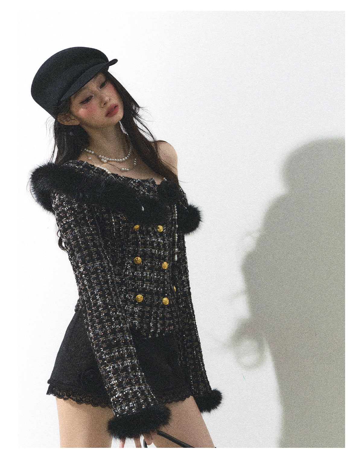 Tweed top & skirt ツイードトップス&スカート