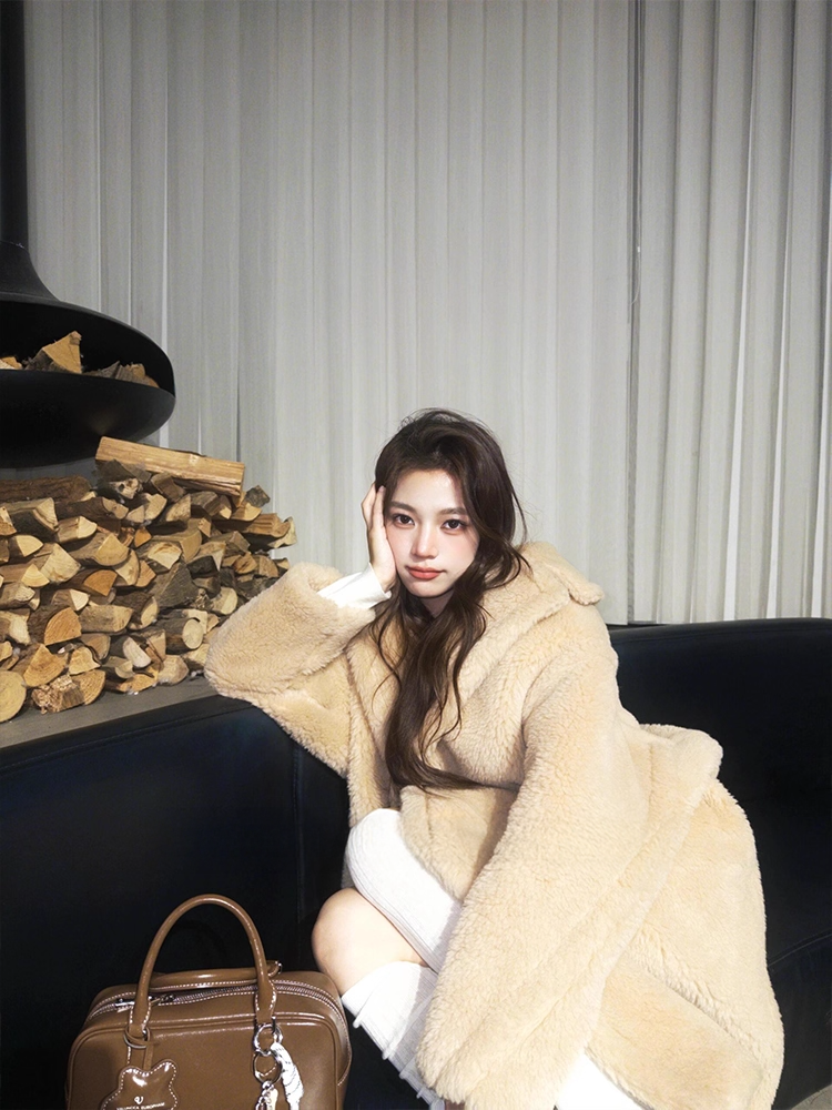 Teddy Bear Boa coat テディベア ボアコート