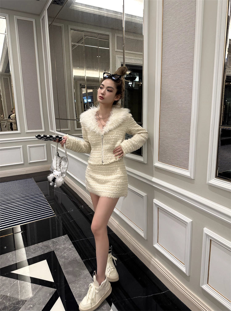 Tweed jacket skirt ツイードジャケットスカート