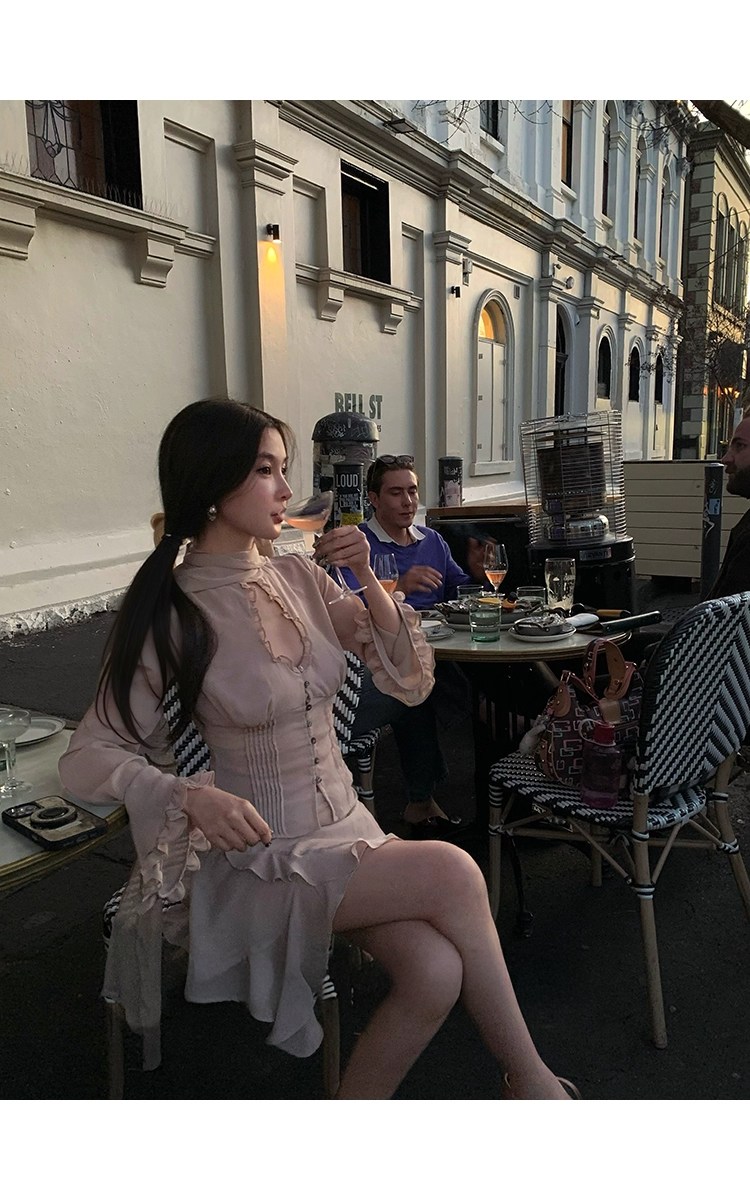 Hole Sheer Blouse skirt ホールシアー ブラウス スカート