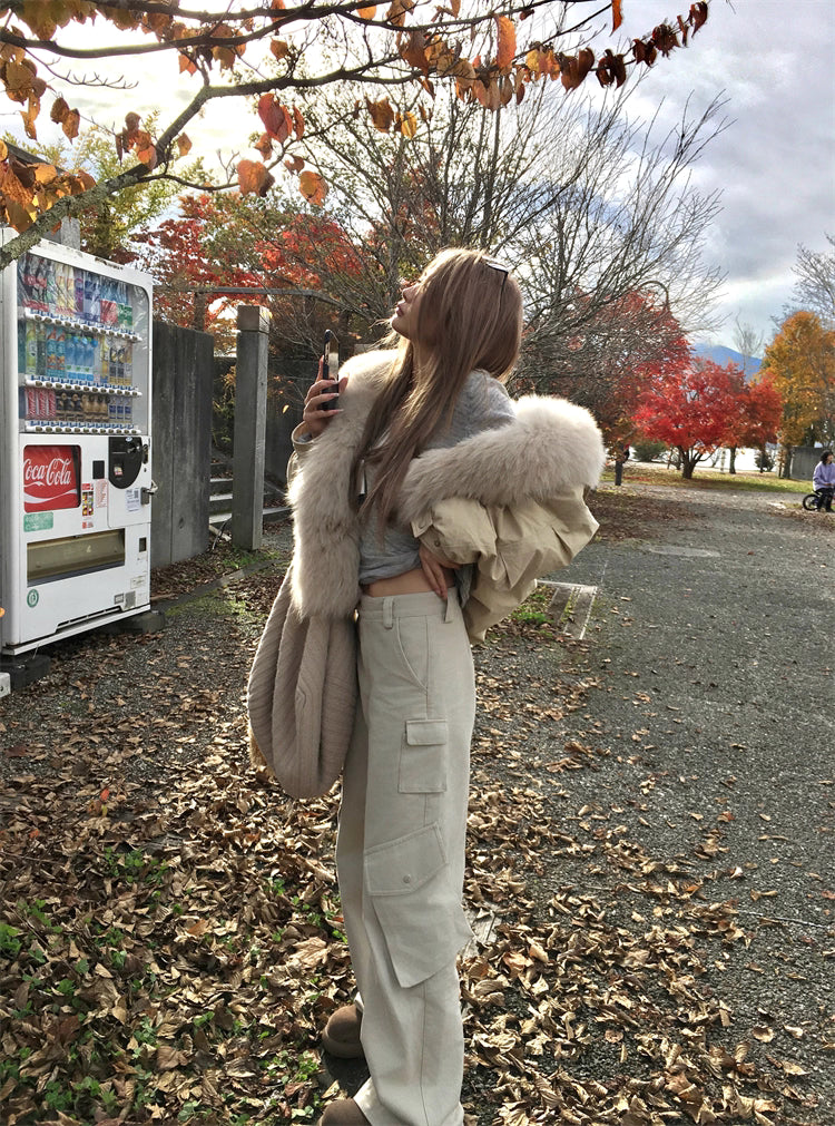 Bolume Fur Down jacket ボリュームファーダウンジャケット