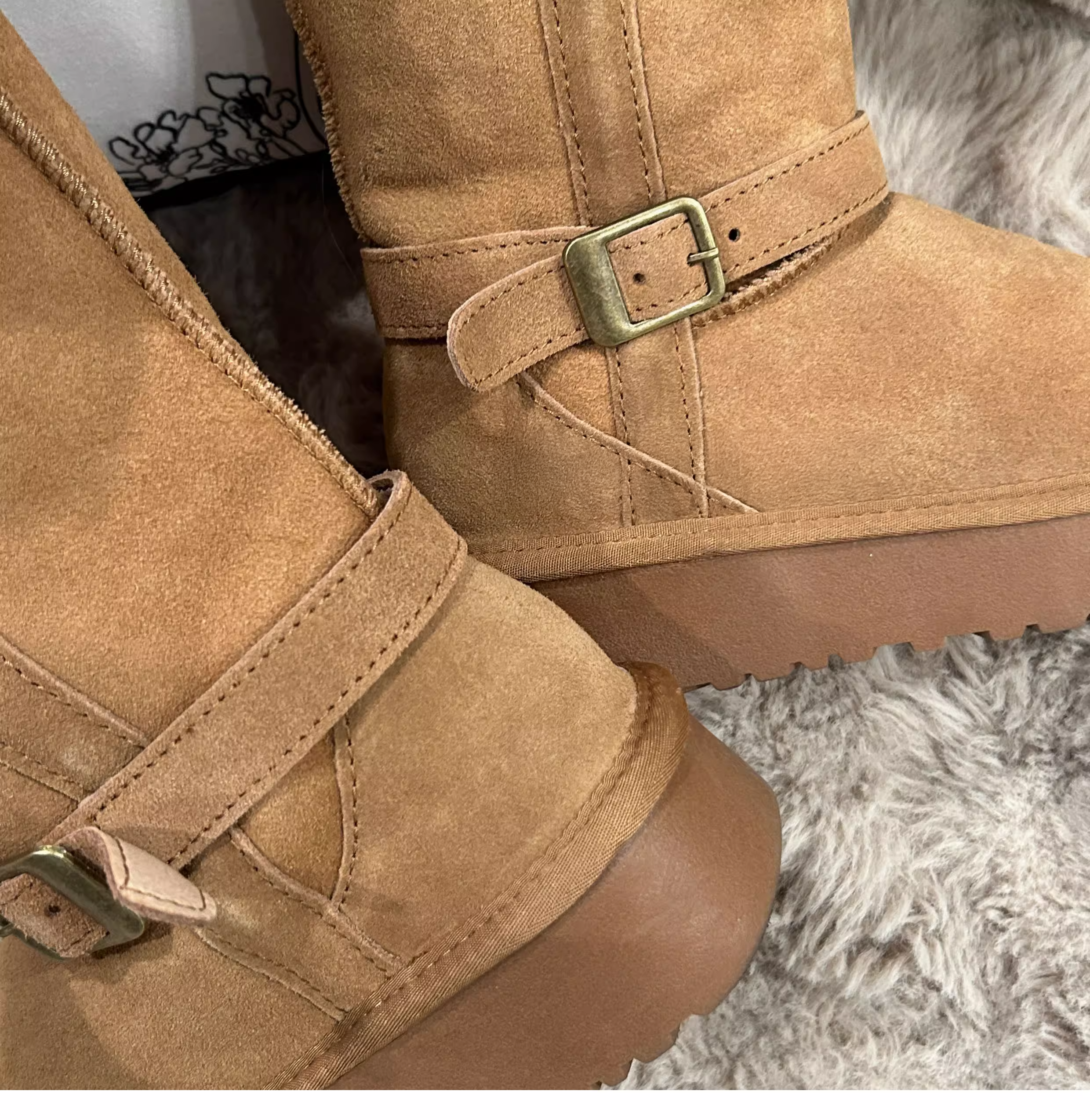 Snow Fur Long Boots スノー ファー ロング ブーツ