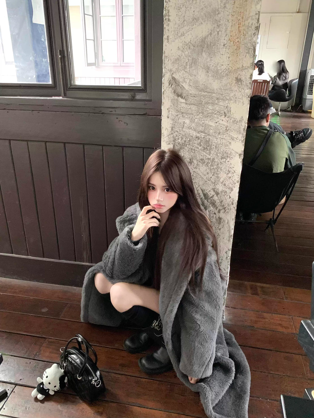 Teddy Bear Boa coat テディベア ボアコート