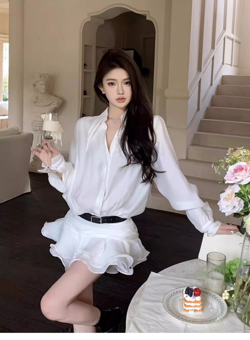 Gardenia Shirts Dress ガーデニア シャツ ドレス