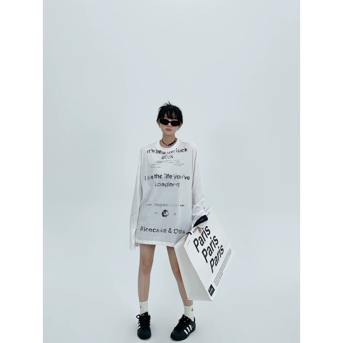 rétro print longsleeve tee レトロプリントロングスリーブティー