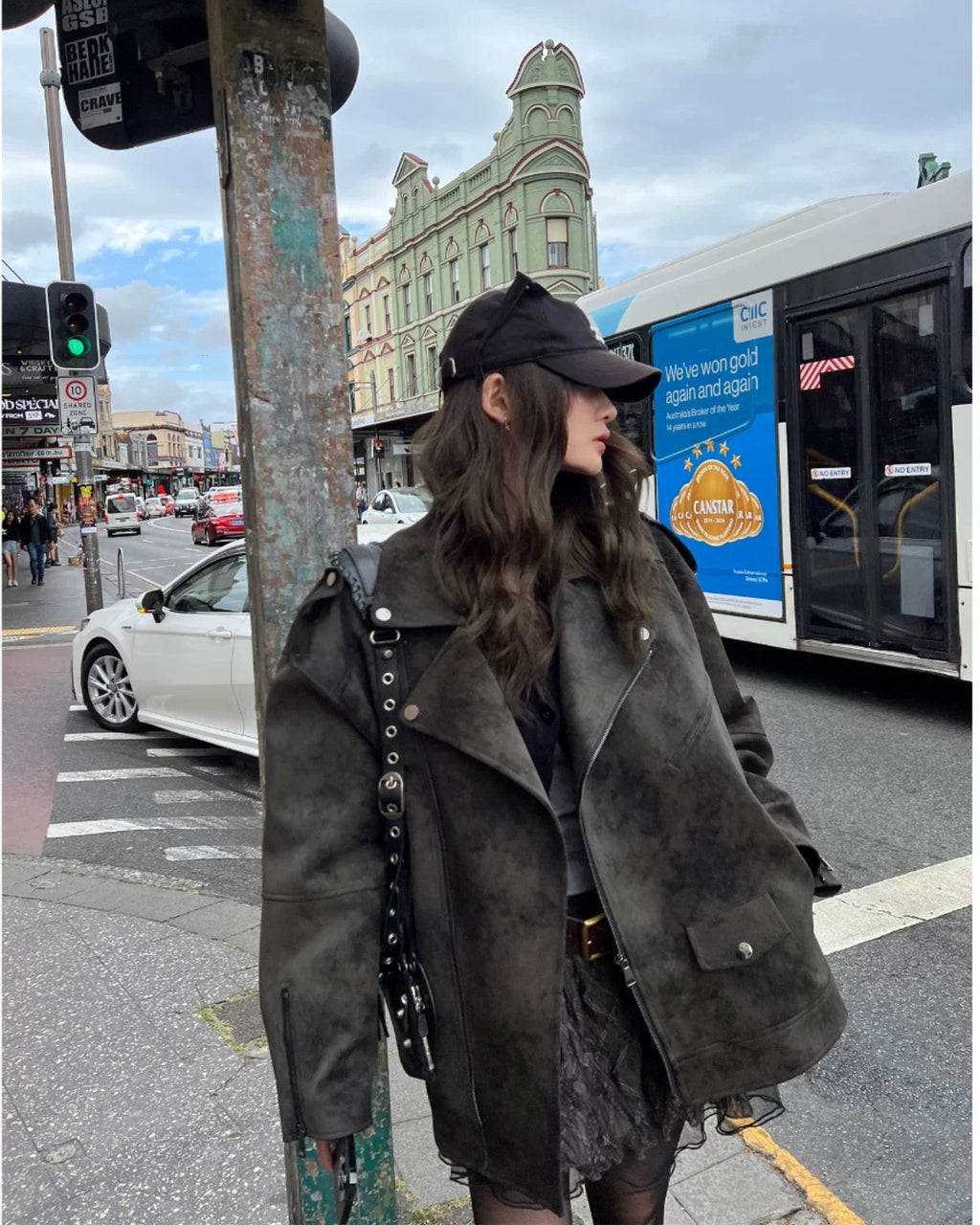 Oversize riders jacket オーバーサイズライダースジャケット