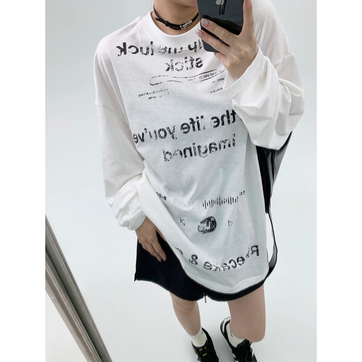 rétro print longsleeve tee レトロプリントロングスリーブティー