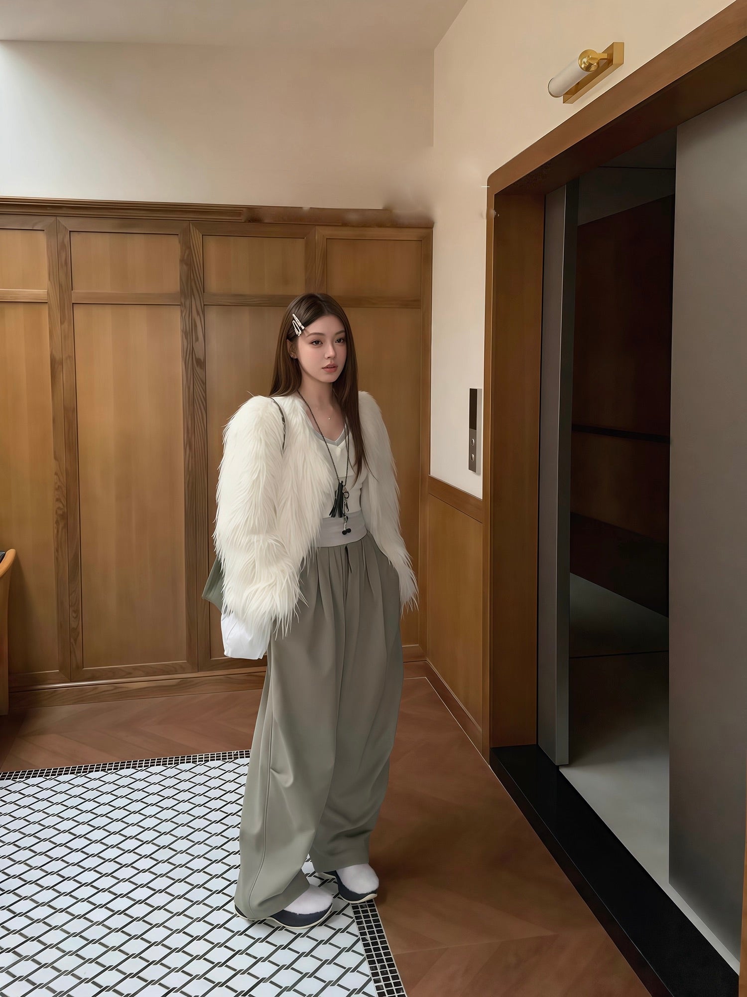 Faux Fur Coat coat フォーファー コート