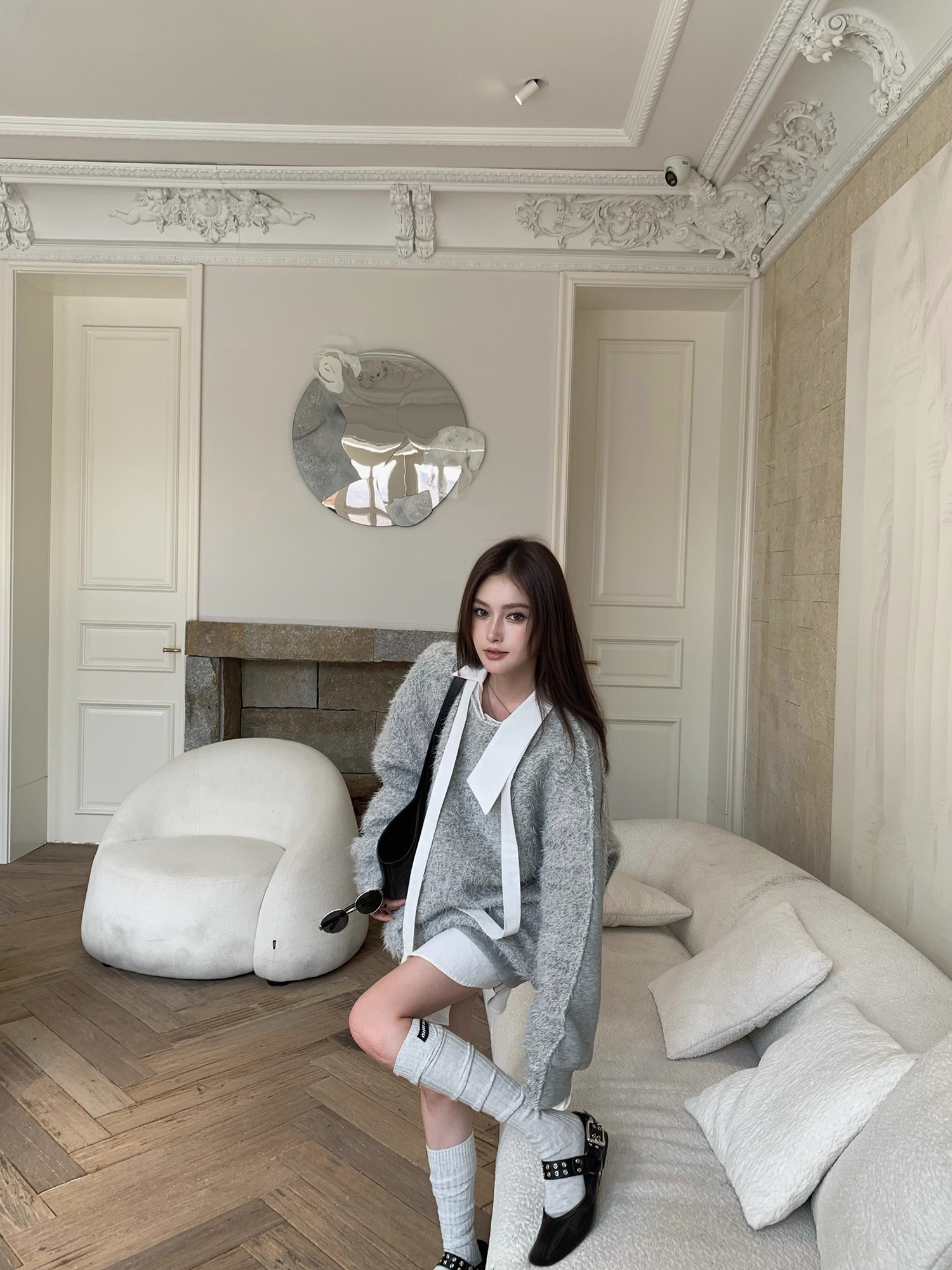 Shaggy Knit Top シャギー ニットトップ