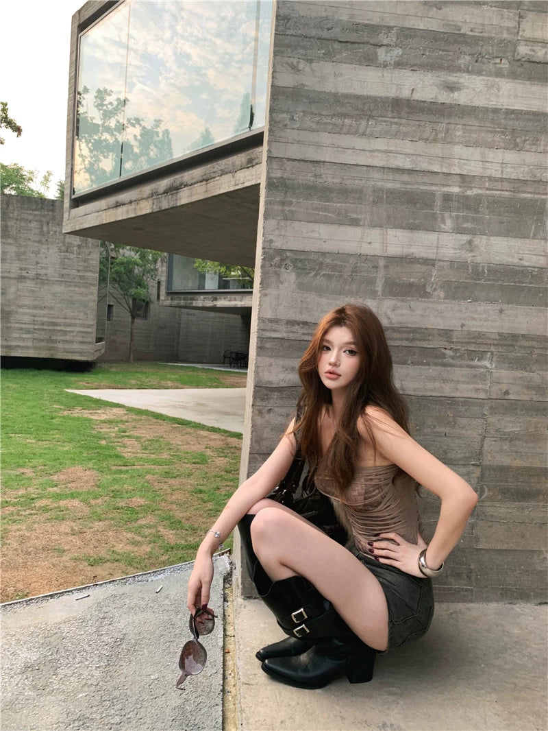 Tube top Short Pants チューブトップ ショートパンツ