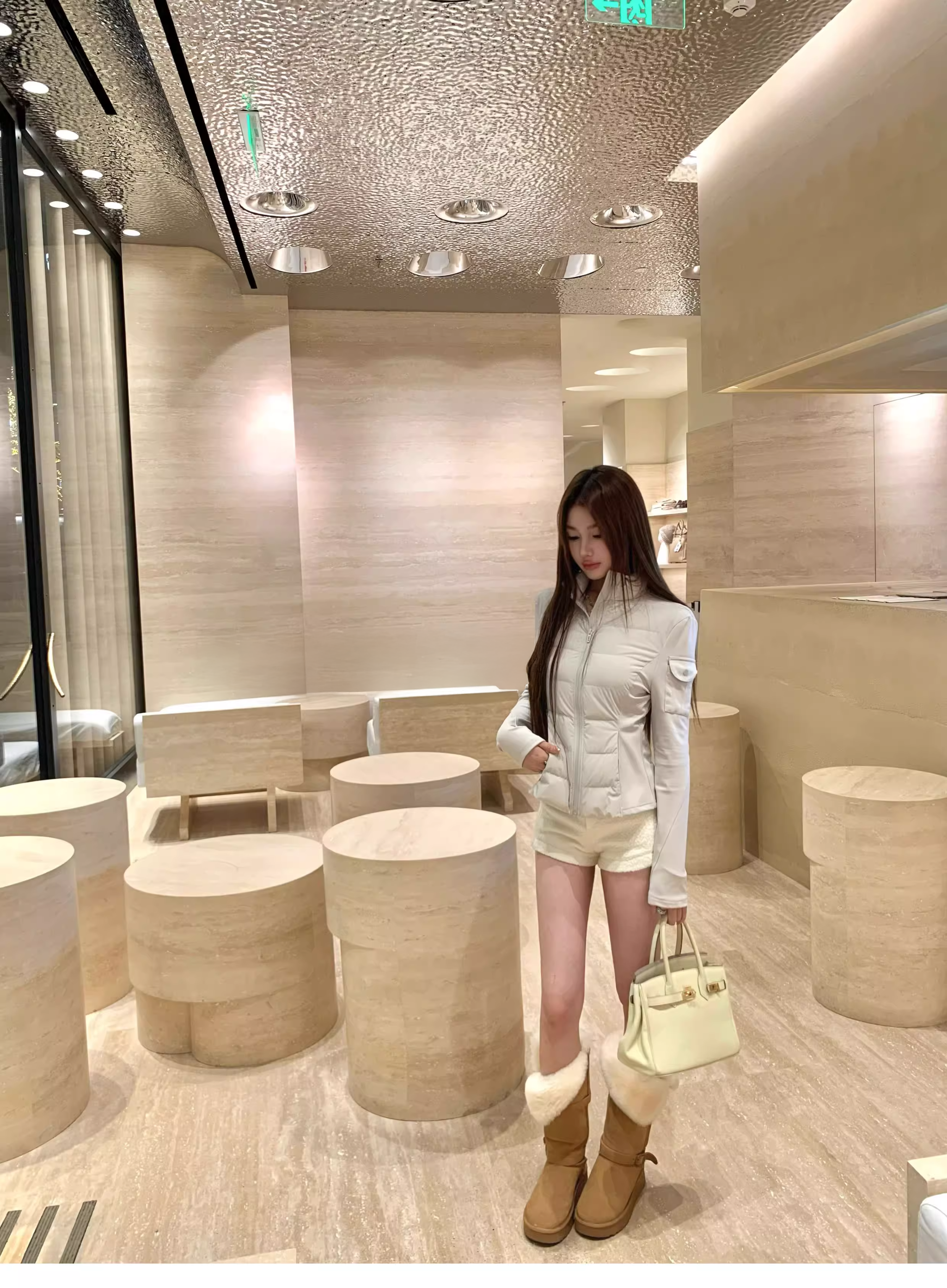 Snow Fur Long Boots スノー ファー ロング ブーツ