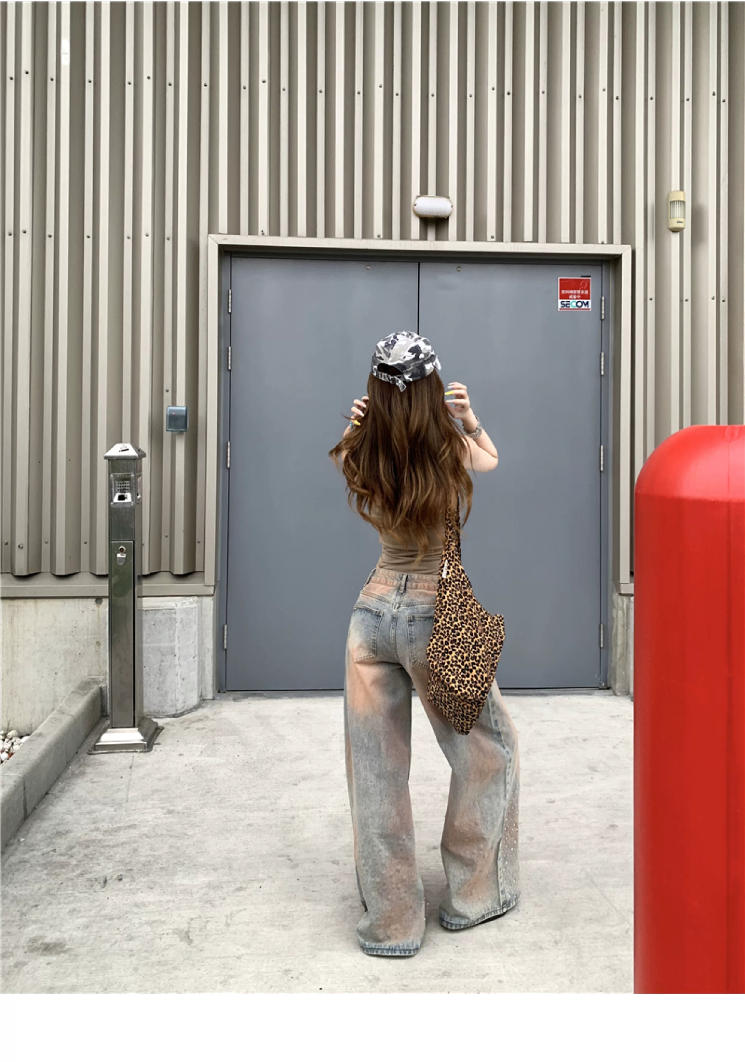 Color Stone Wide Denim,Body suits カラーワイド デニム ボディスーツ