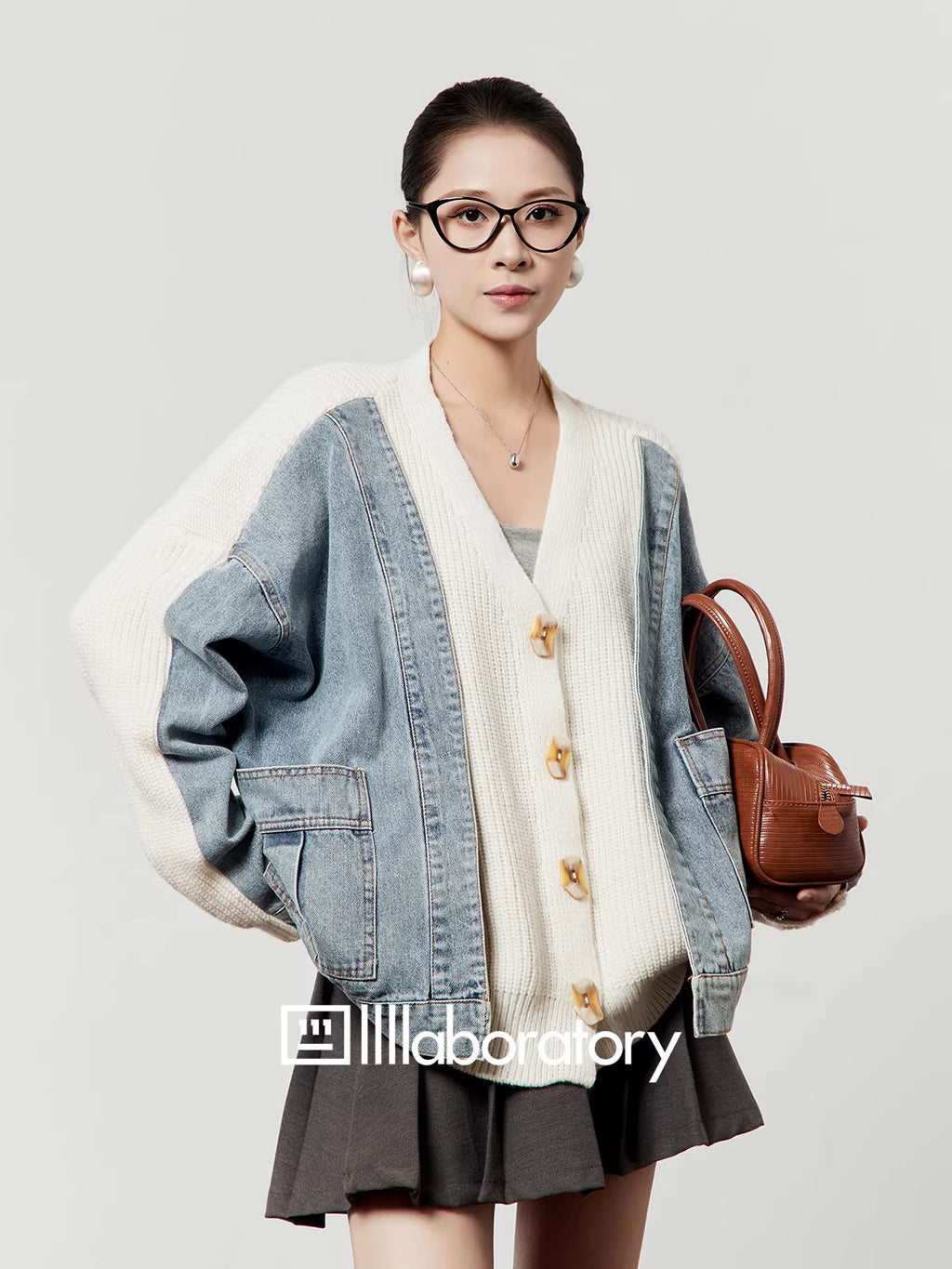 LOVE Letter Lady llllab Denim Cardigan Jacket ラブレターレディ デニム カーディガン ジャケット