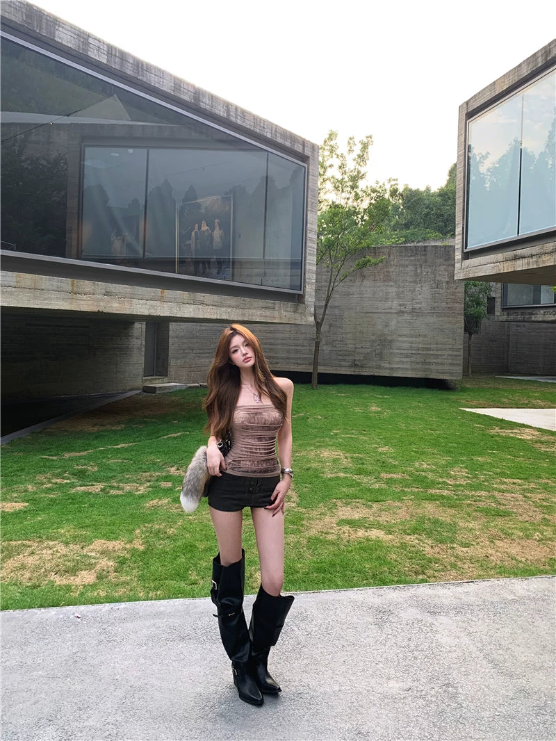 Tube top Short Pants チューブトップ ショートパンツ