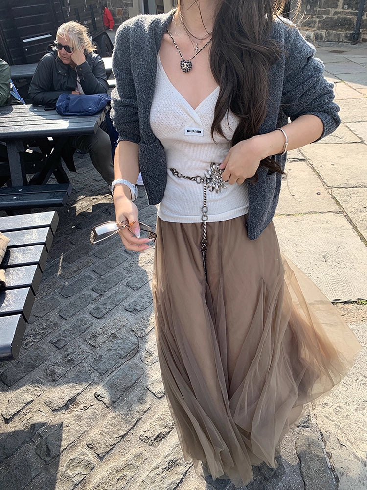 Tulle Long skirt チュール ロング スカート