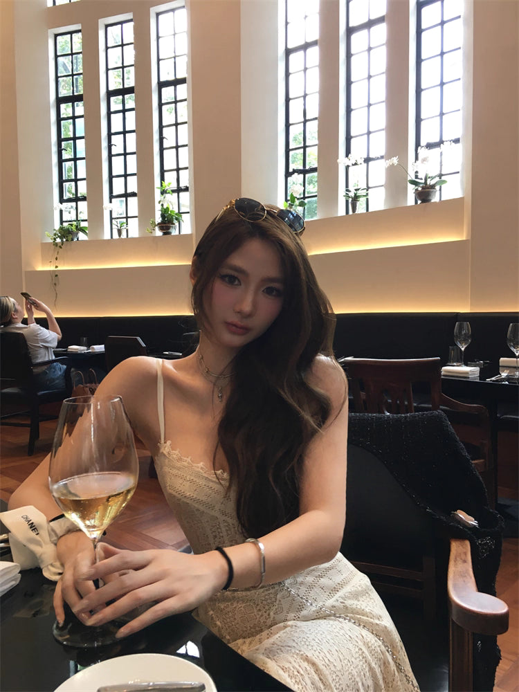 Lace White one piece レースホワイトワンピース