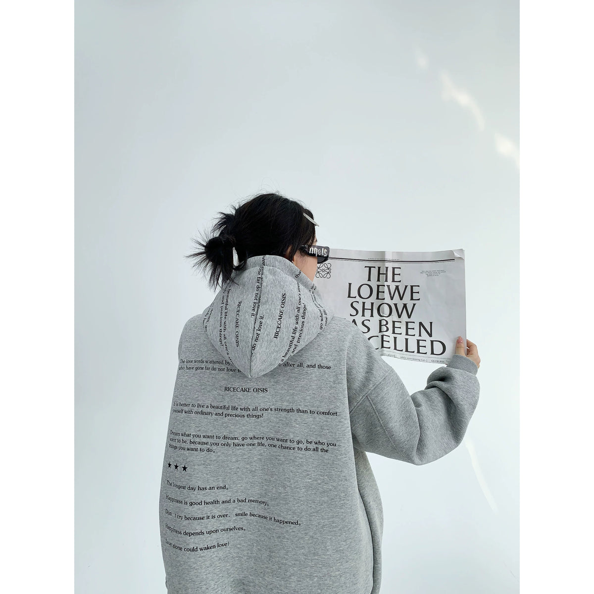 Font hoodie sweat フォント フーディー スウェット