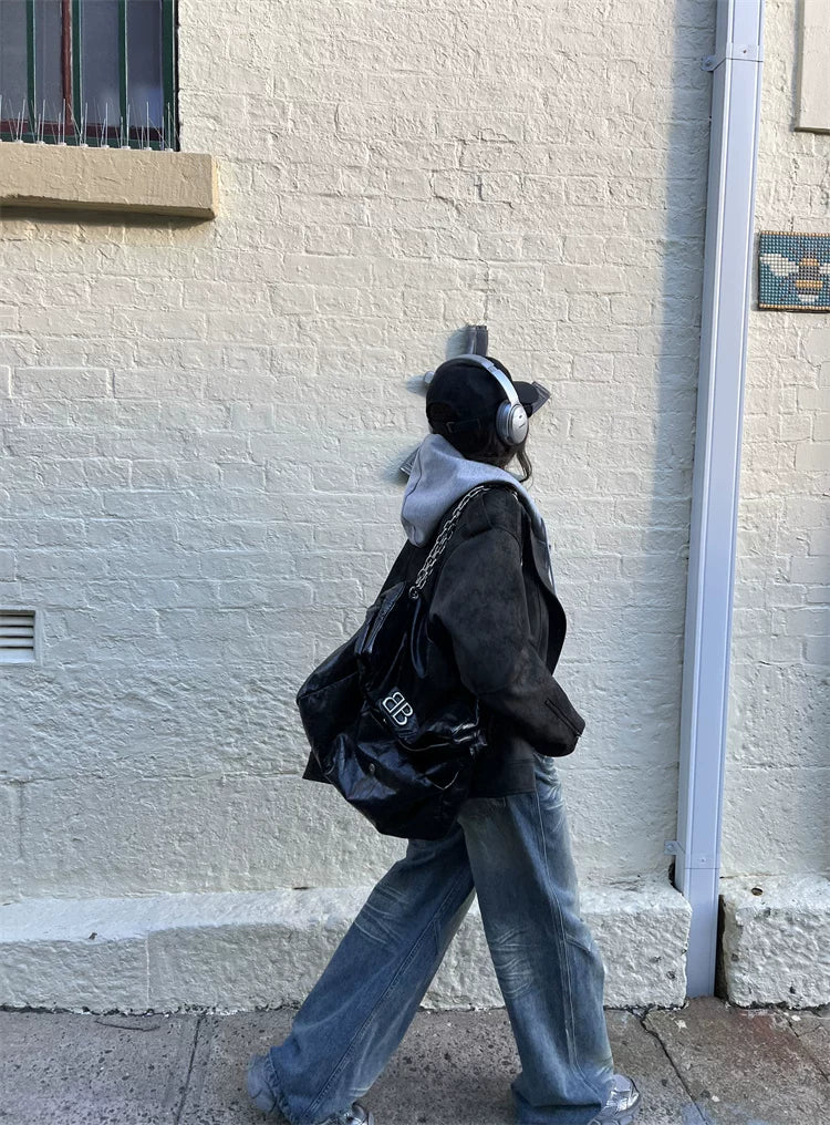 Oversize riders jacket オーバーサイズライダースジャケット
