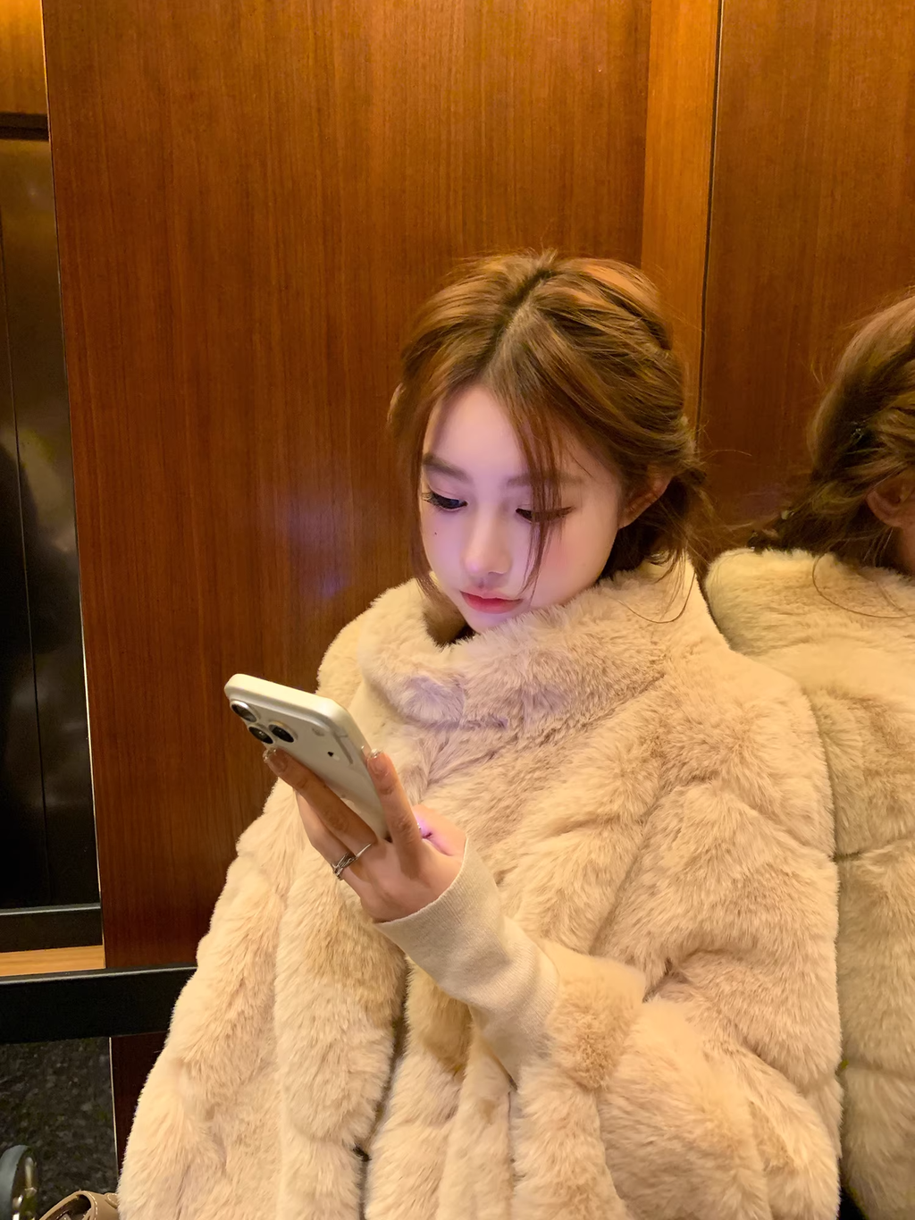 Milk Aplicot far jacket ミルクアプリコット ファージャケット