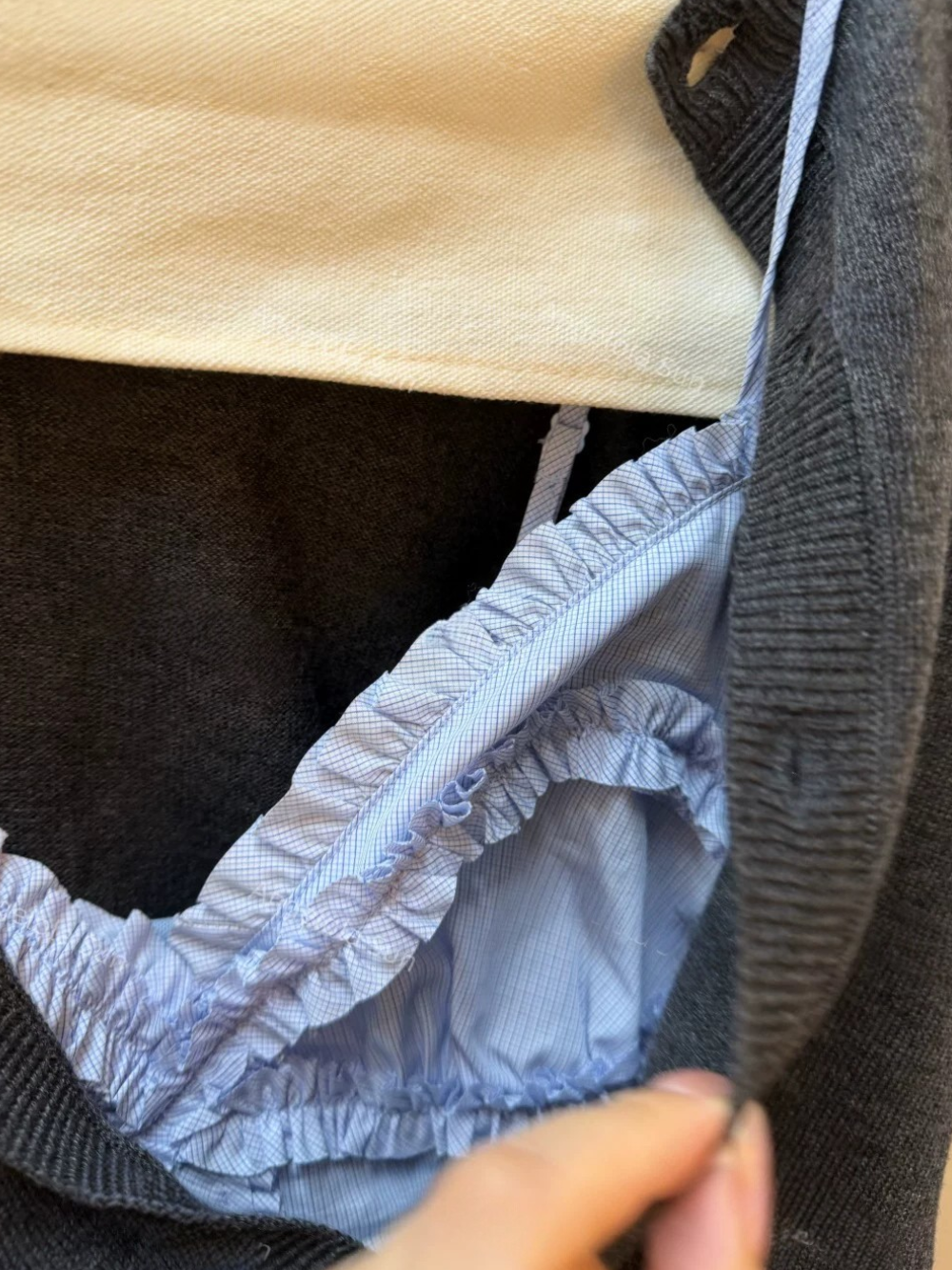 Knit Two-Piece Camisole and Cardigan Set ニットツーピースキャミソールカーディガンセット