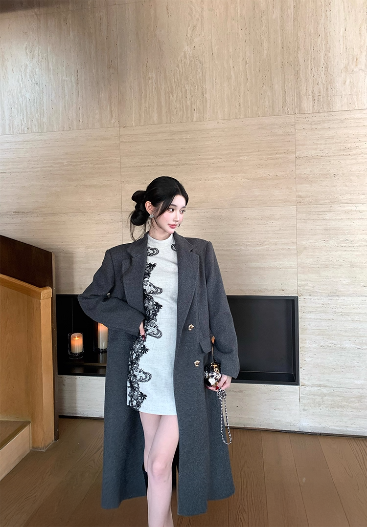 Lace Stand Collor Dress レース スタンドカラー ドレス