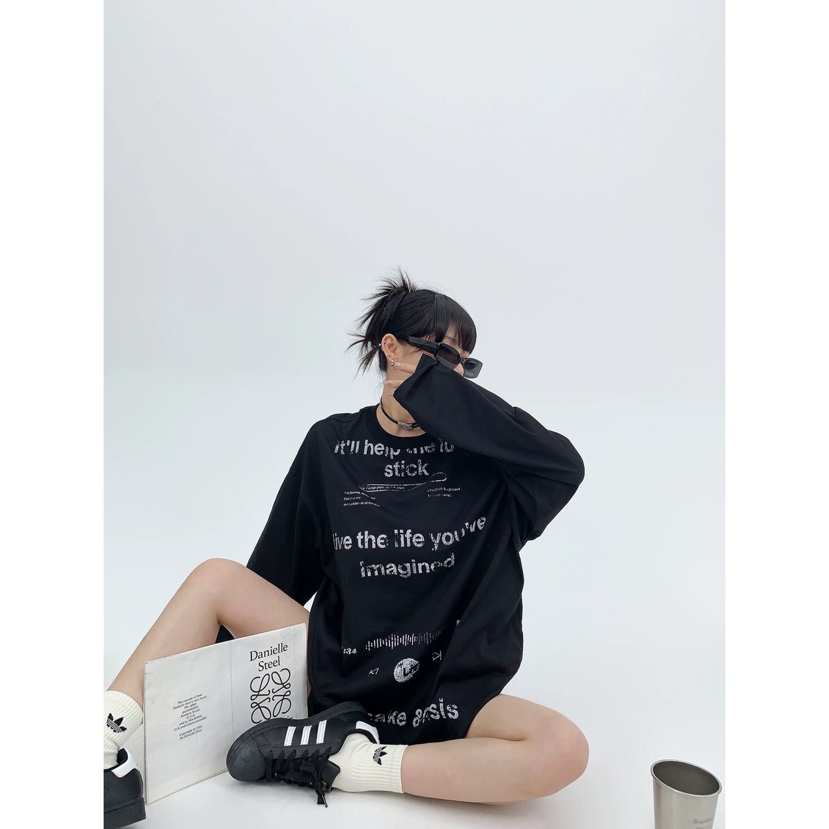 rétro print longsleeve tee レトロプリントロングスリーブティー