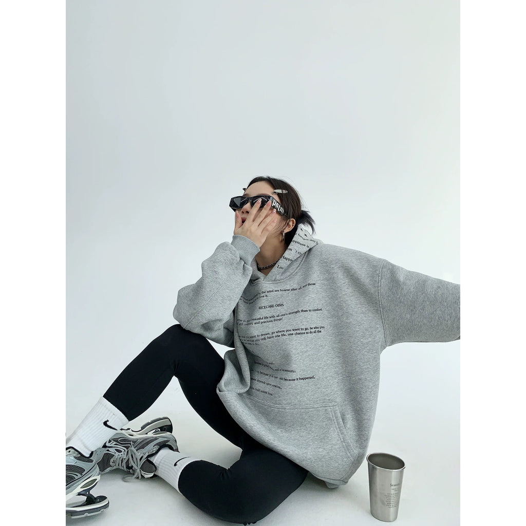 Font hoodie sweat フォント フーディー スウェット