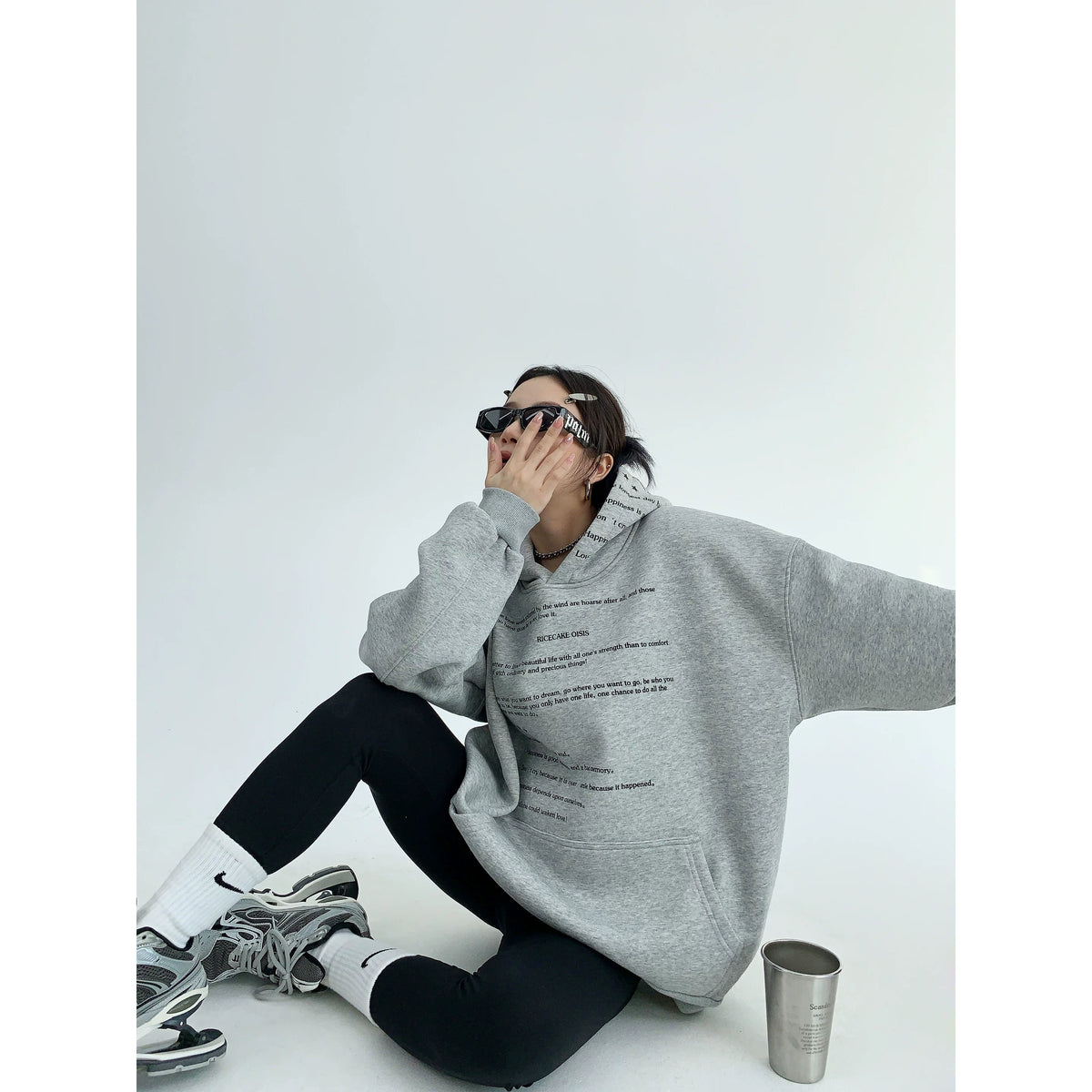 Font hoodie sweat フォント フーディー スウェット
