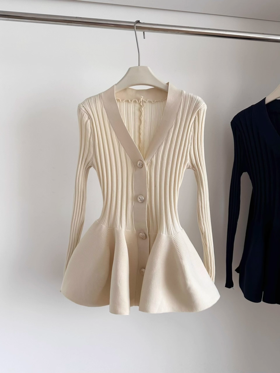 Flare Knit Cardigan Dress フレア ニット カーディガン ドレス