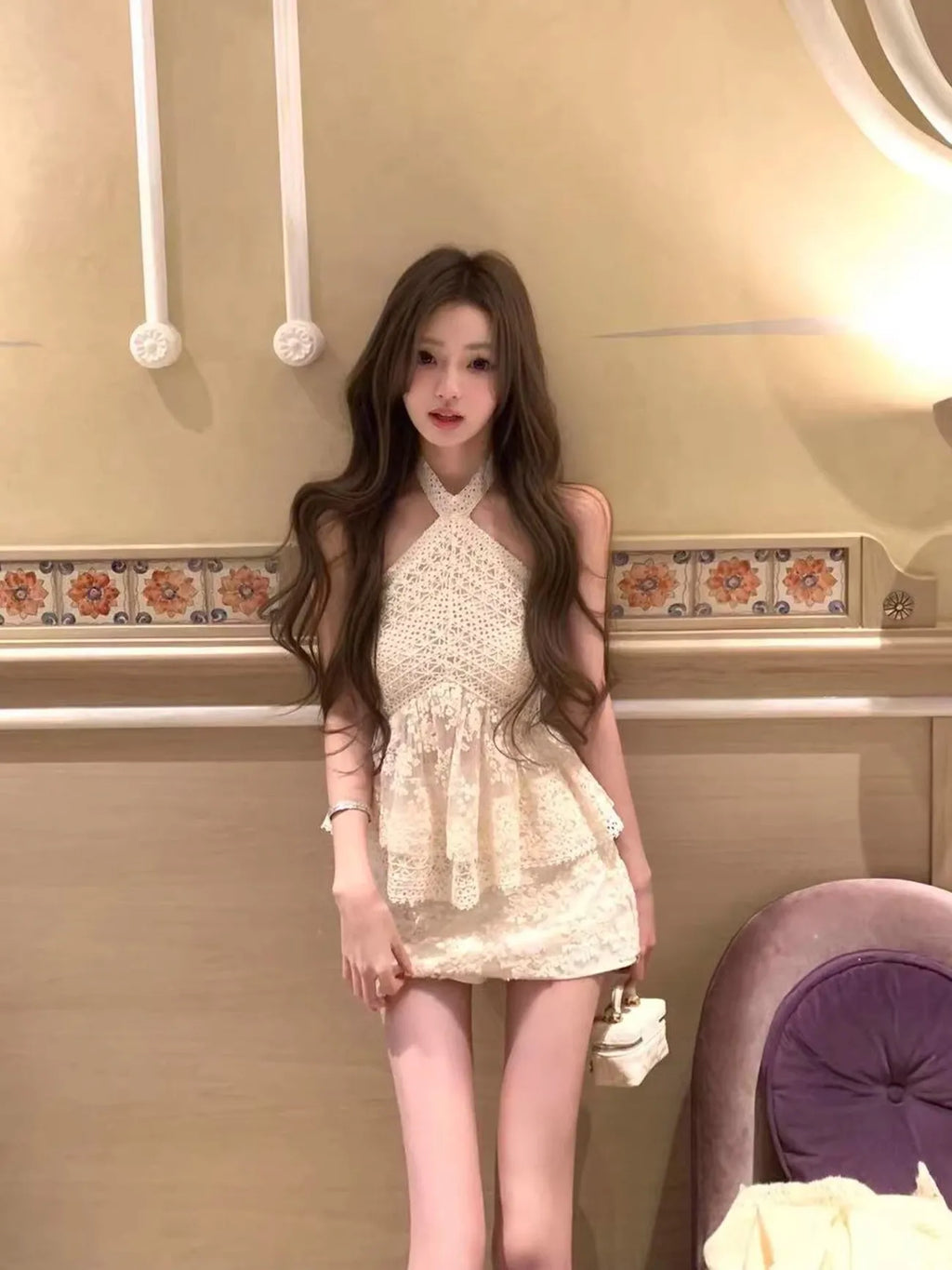 Halter Neck Tops& Skirt Set up ホルターネックトップ＆スカート セットアップ
